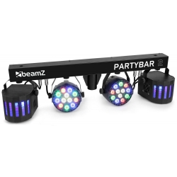 Zestaw oświetleniowy PAR Derby BeamZ Partybar2